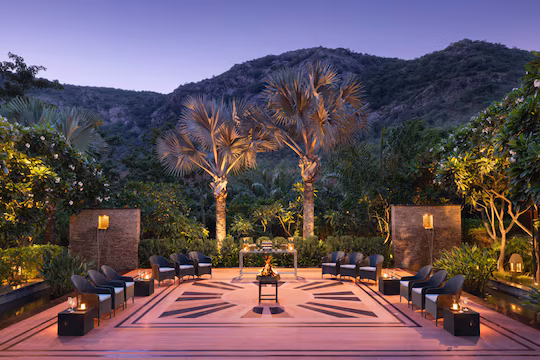 Spa and wellness center at Ananta Pushkar resort